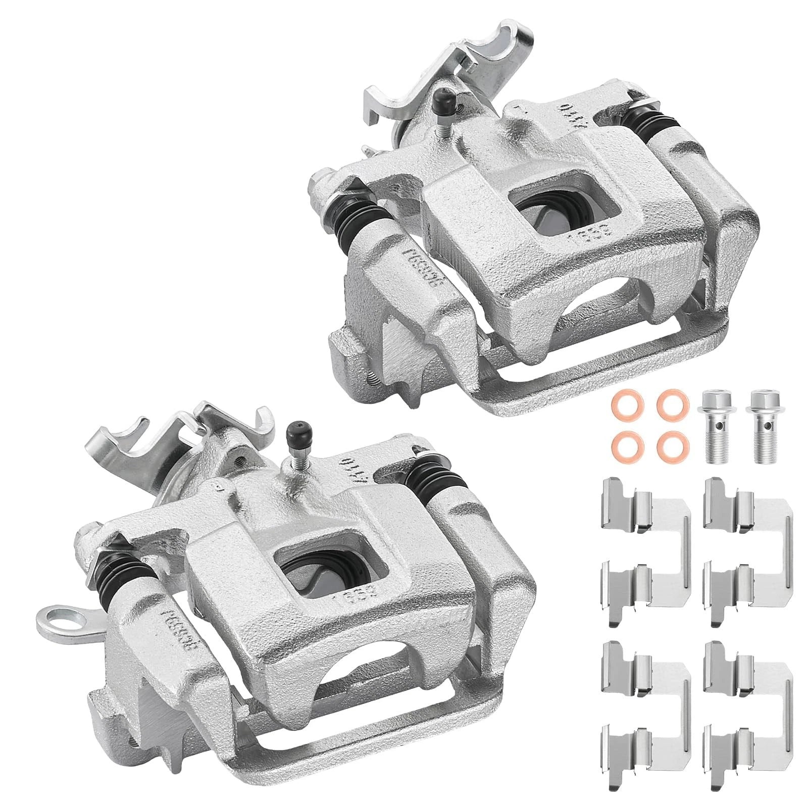 Rear Left Right Brake Calipers with Bracket for Mitsubishi RVR (2015–2018)