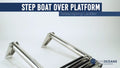 2 Step Telescoping Boat Ladder for Over Platform (Universal Fit)