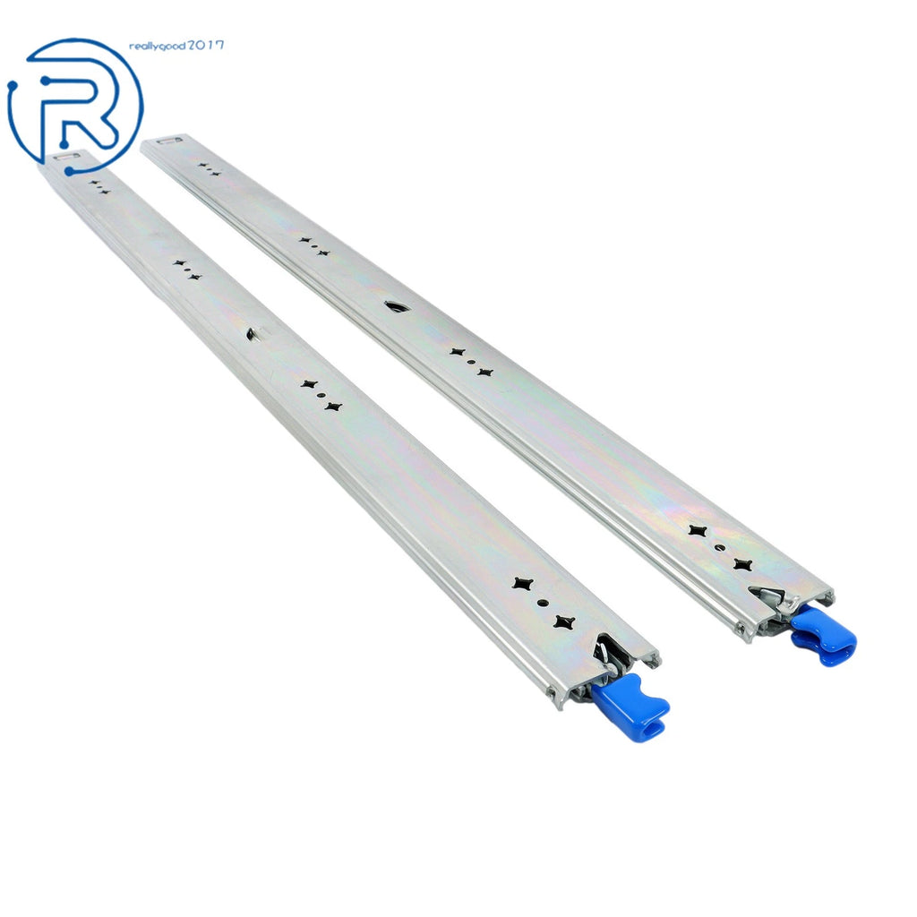 1 Pair Heavy Duty Drawer Slides for Universal Applications (34 Inch)