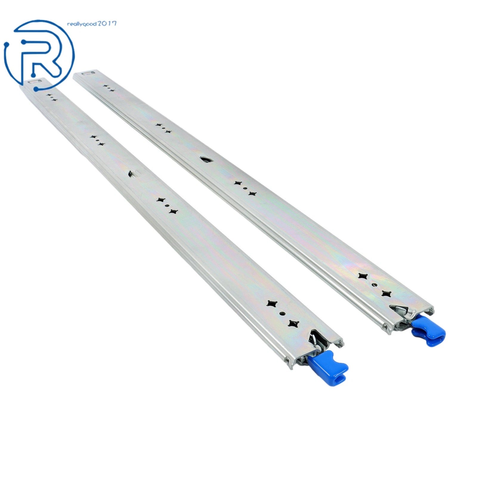 1 Pair Heavy Duty Drawer Slides for Universal Applications (34 Inch)