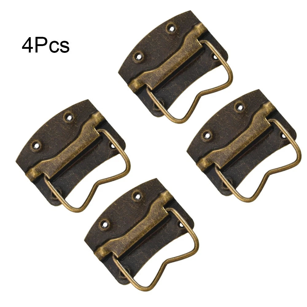 Set of 4 Vintage Door Pull Handles for Suitcase Toolbox Drawer