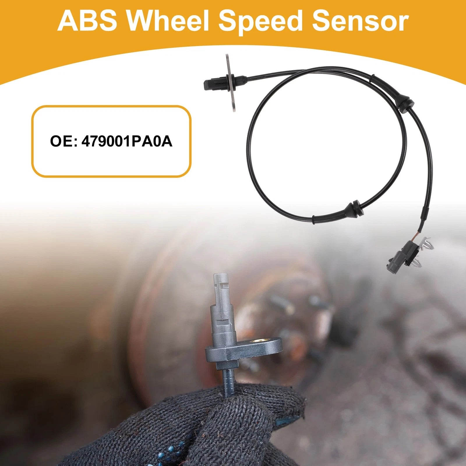 ABS Wheel Speed Sensor No. 479001PA0A for Nissan NV1500 (2012–2018) Rear Right