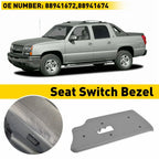 Seat Switch Bezel for Chevy Silverado Avalanche Suburban GMC Sierra Yukon (2007-2014)