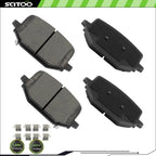 4x Rear Brake Ceramic Pads for Lincoln Aviator (2020–2023) D2231