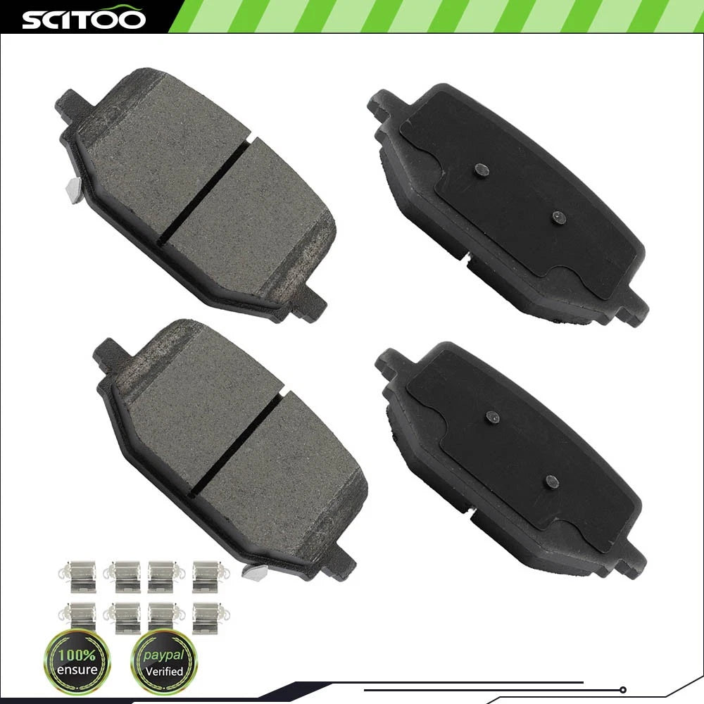 4x Rear Brake Ceramic Pads for Lincoln Aviator (2020–2023) D2231