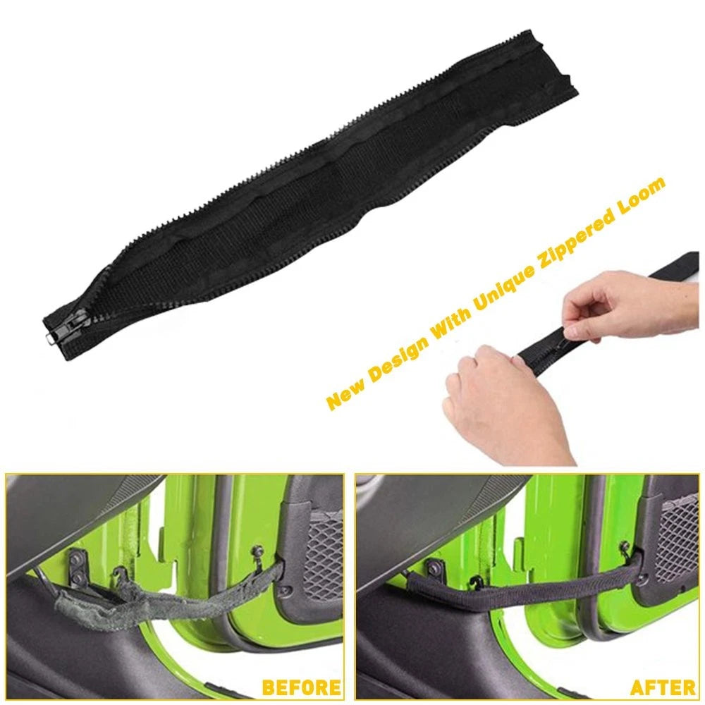2Pc Door Limiting Strap Wire for Jeep Wrangler JK JL JT (2007–2021)