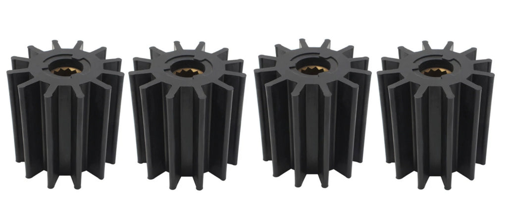 Set of 4 Flexible Impeller Sea Water Pumps for Volvo Penta (3830459)