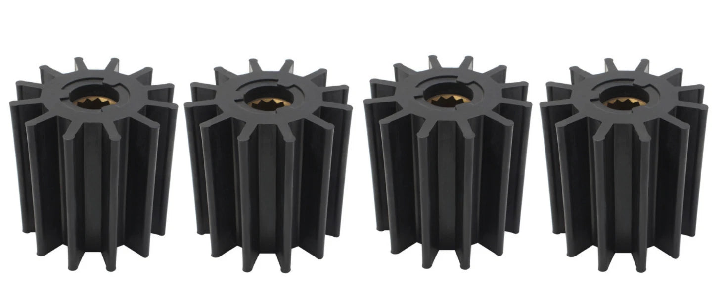 Set of 4 Flexible Impeller Sea Water Pumps for Volvo Penta (3830459)