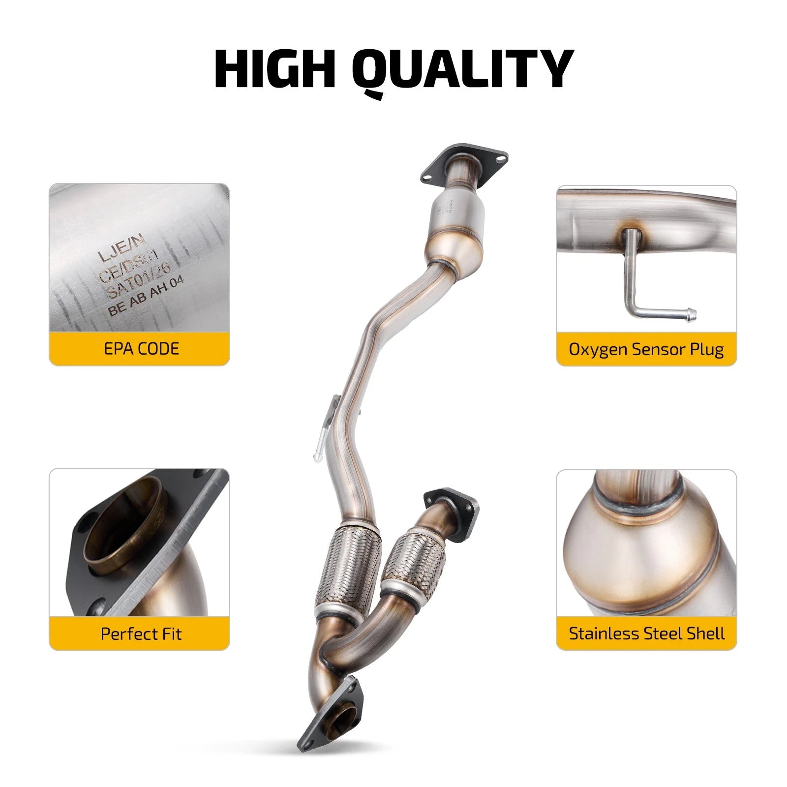 Exhaust Catalytic Converter for Chevrolet Silverado 3500 HD (2011–2016)