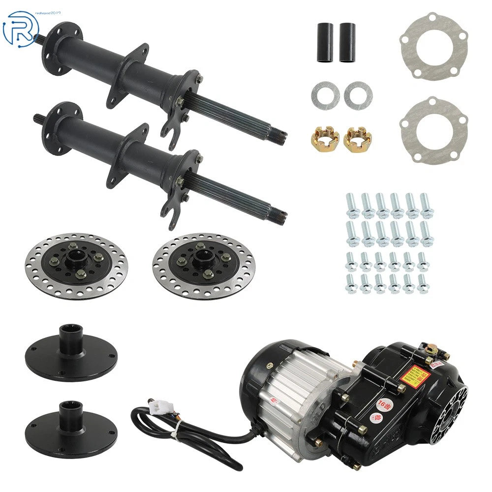 40" Rear Axle Kit for Electric Differential (1000W Motor)