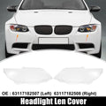 1 Pair Headlight Lens Cover for BMW M3 (2008–2013) 63117182517