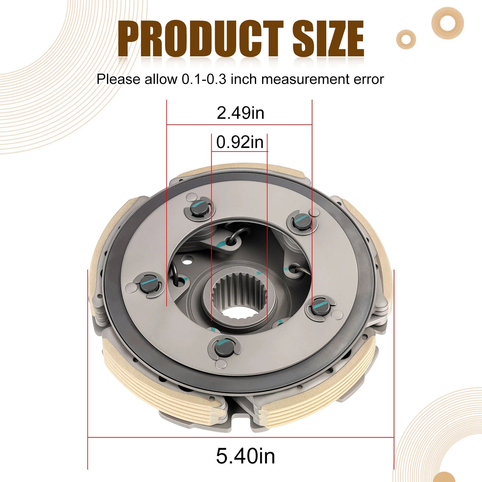 Clutch Carrier Assembly for Honda FourTrax TRX300 (1988–2000)
