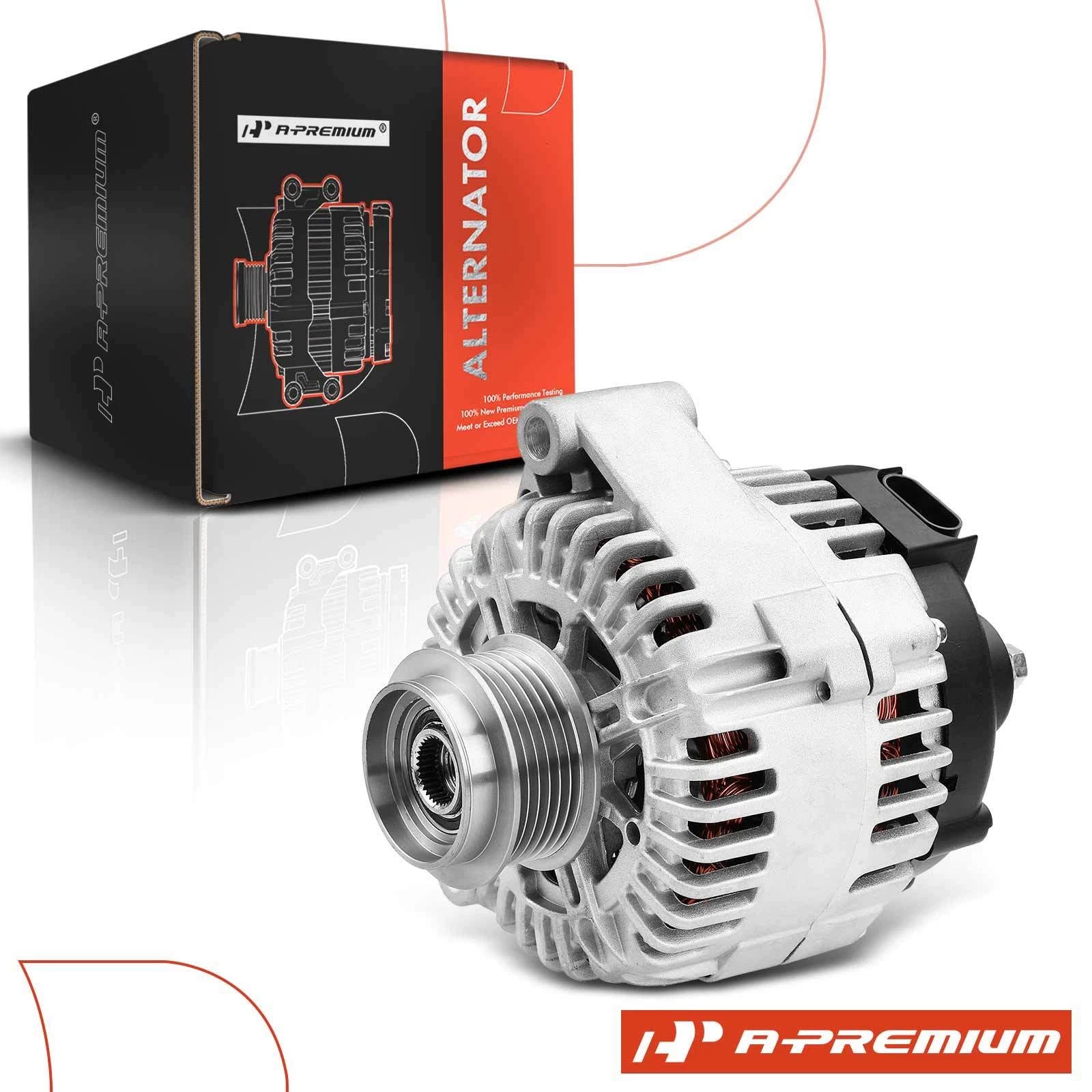 Alternator for Chevy Corvette (1997–2013) 145A 6-Groove Pulley 12V
