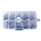 54Pcs Rod Tip Repair Kit with Stainless Steel Guides for Fishing Rods