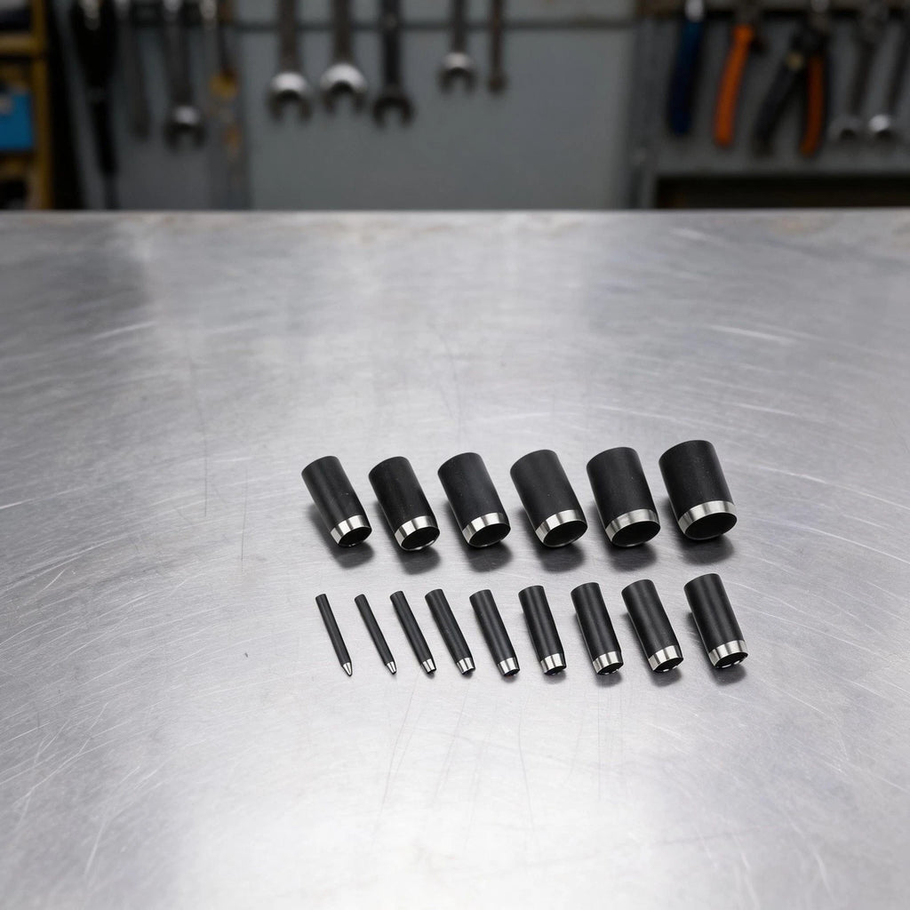15pcs Leather Hole Punch Tool Set with Round Punch Dies 1-15mm