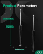 Rear Struts Shocks Set of 2 for VW Cabrio (1995–2002), Corrado (1990–1992), Golf (1985–1999), Jetta (1985–1999)