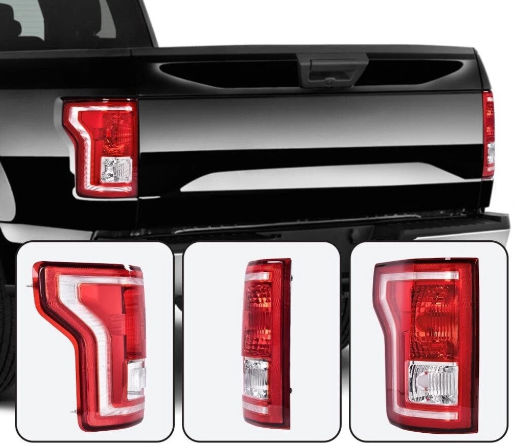Halogen Tail Light Assembly for Ford F-150 (2015–2017) Left Side W/ Bulb