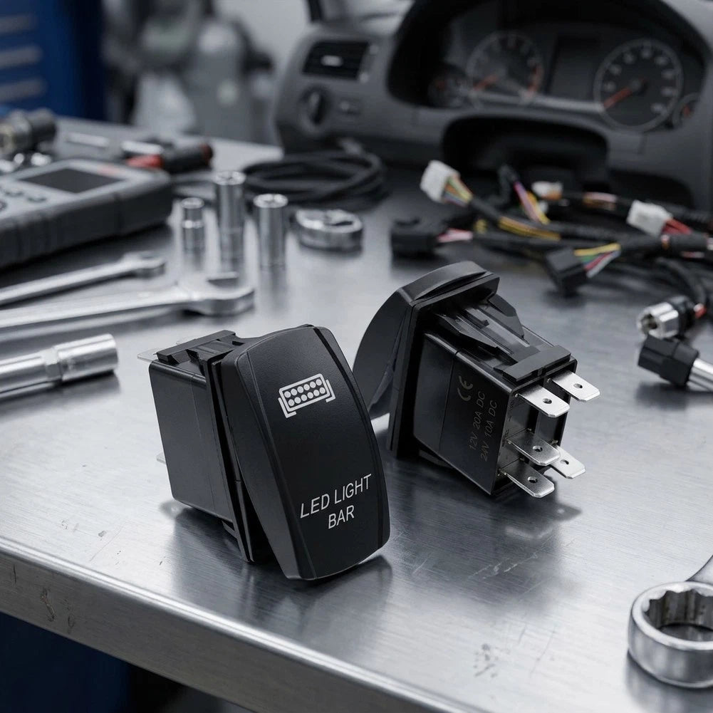 Rocker Switch for Cars (Rear Light + Light Bar)