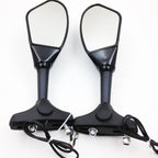 LED Turn Signal Side Mirrors for Suzuki GSXR 600 750 1000 (2001–2005)