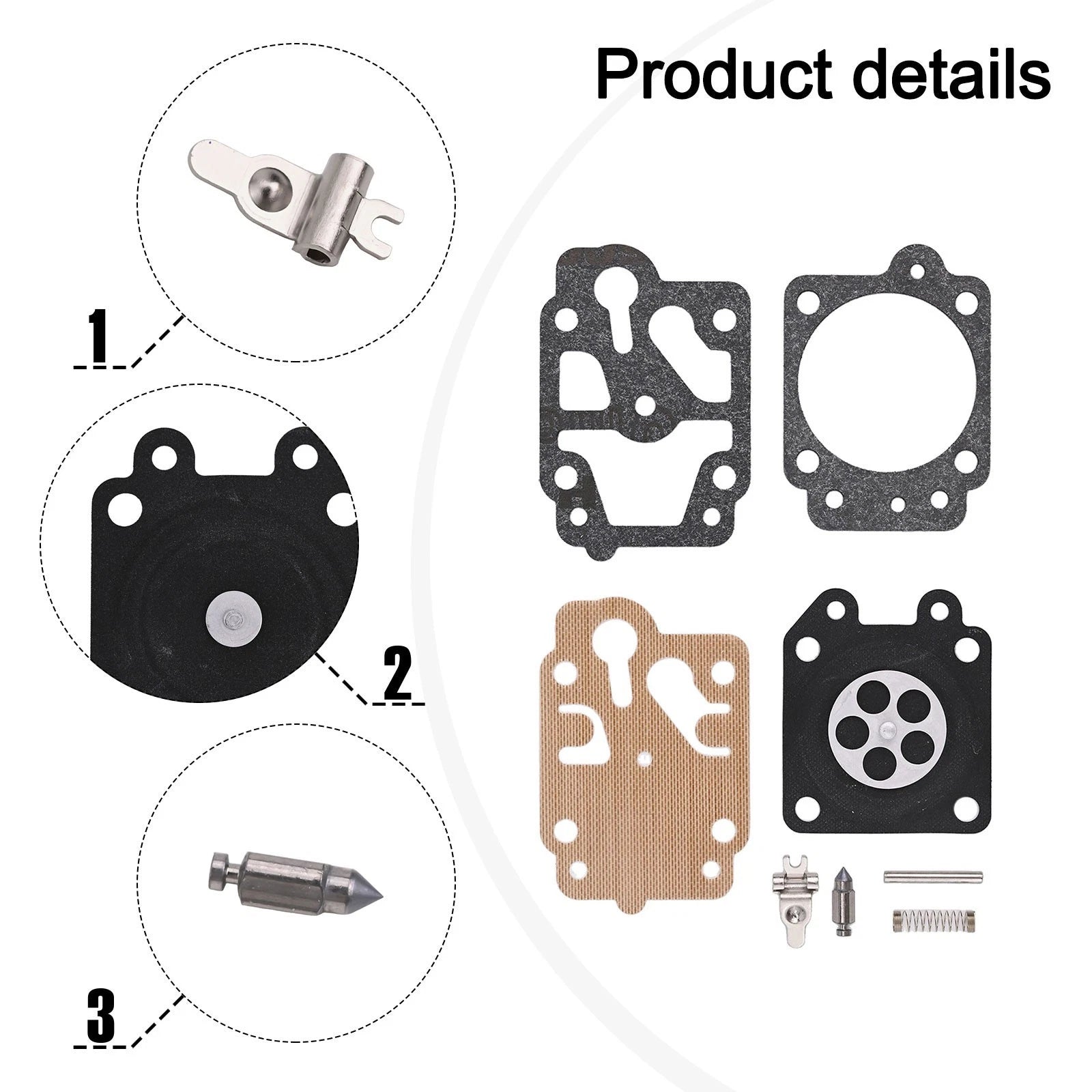 Carburetor Membrane Repair Kit for ALKO Brushcutter (BC410)