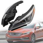 Pair of Headlights for Hyundai Sonata (2015–2017)