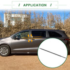 1pc Rear Right Window Seal No. 6818008020 for Toyota Sienna (2011–2022)