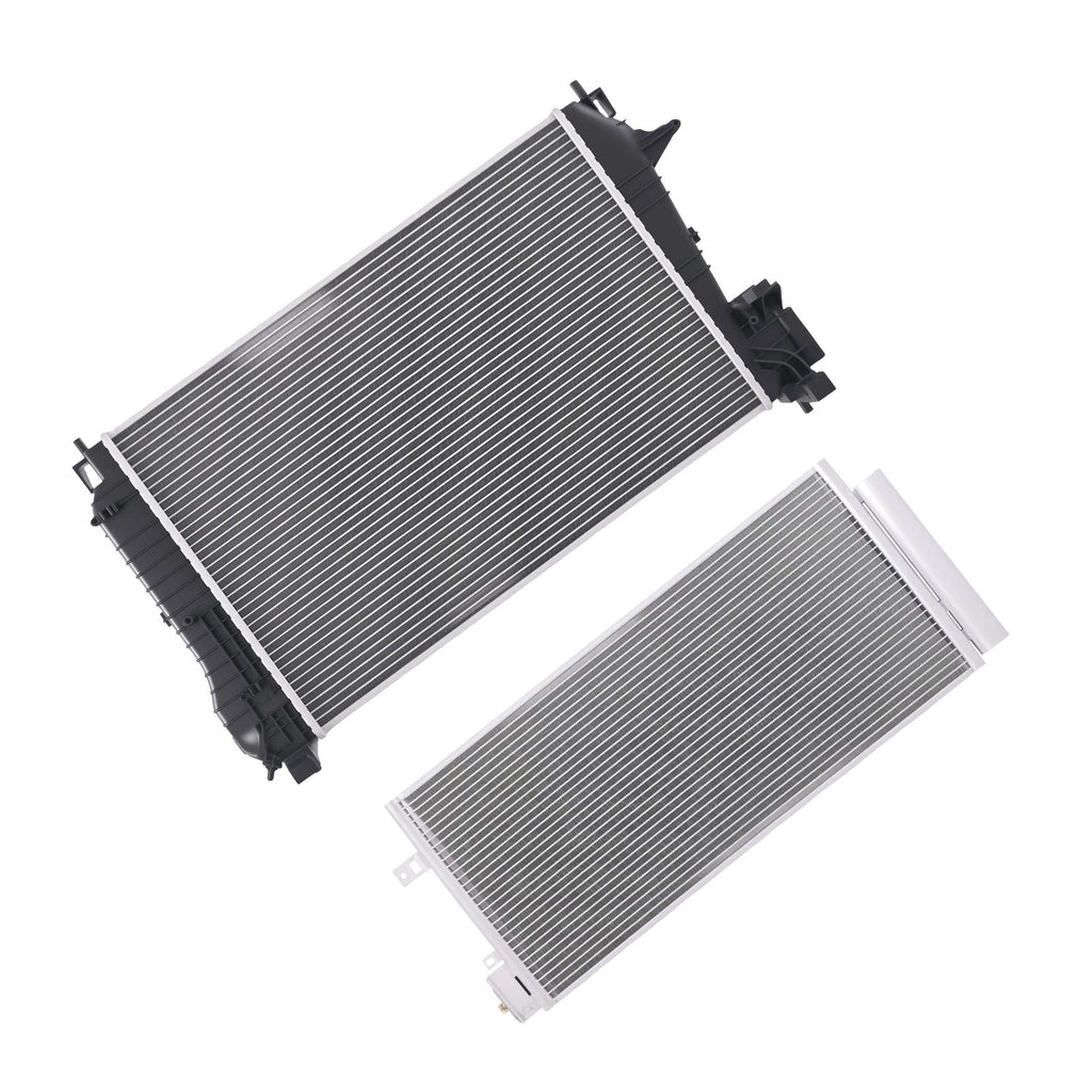 Aluminum Radiator & AC Condenser for Chevrolet Sonic 1.4L (2012–2020) RA13248C