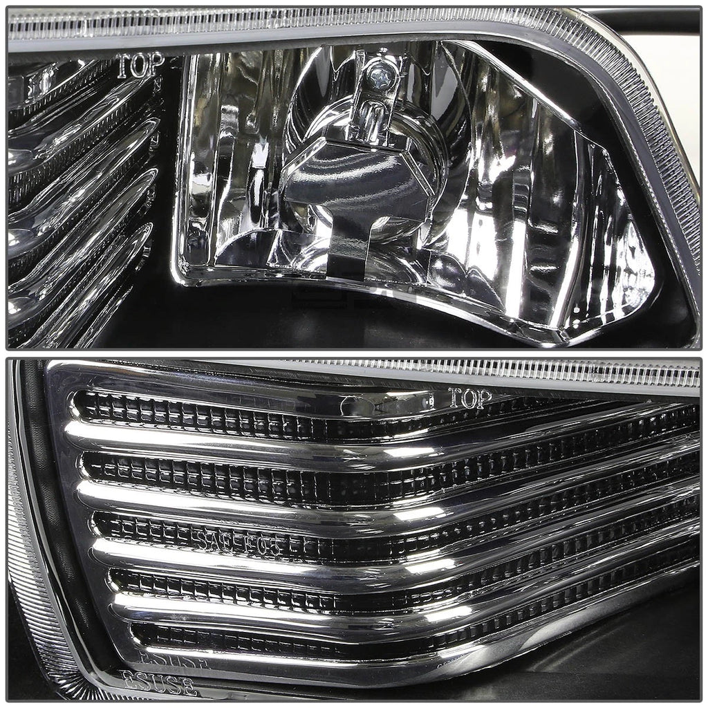 Fog Lights for Scion TC (2004–2010) OE RH + LH, Clear Lens, Black