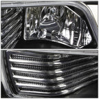 Fog Lights for Scion TC (2004–2010) OE RH + LH, Clear Lens, Black