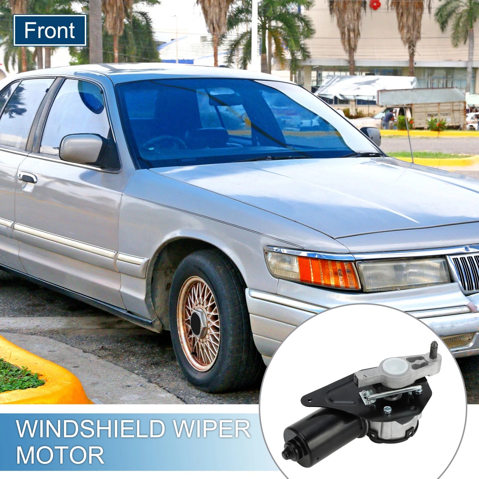 Front Windshield Wiper Motor for Ford Crown Victoria (1995–2002) No.F5AZ17508A