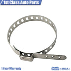Set of 10 Adjustable CV Joint Boot Crimp Clamps Universal
