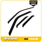 Wavy UV Window Visor Vent Shade Rain Guard for Chevy C/K 1500 Extended Cab