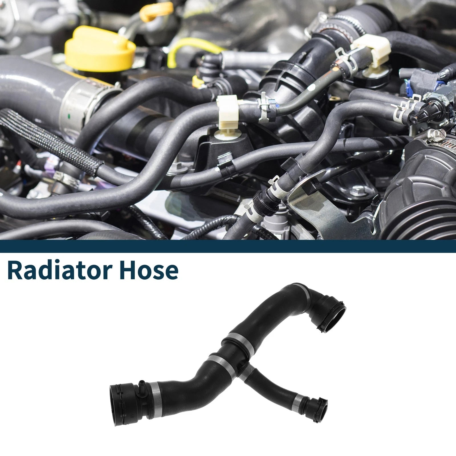 Radiator Hose for BMW 1 Series (2007–2008) No. 17127566024 Rubber