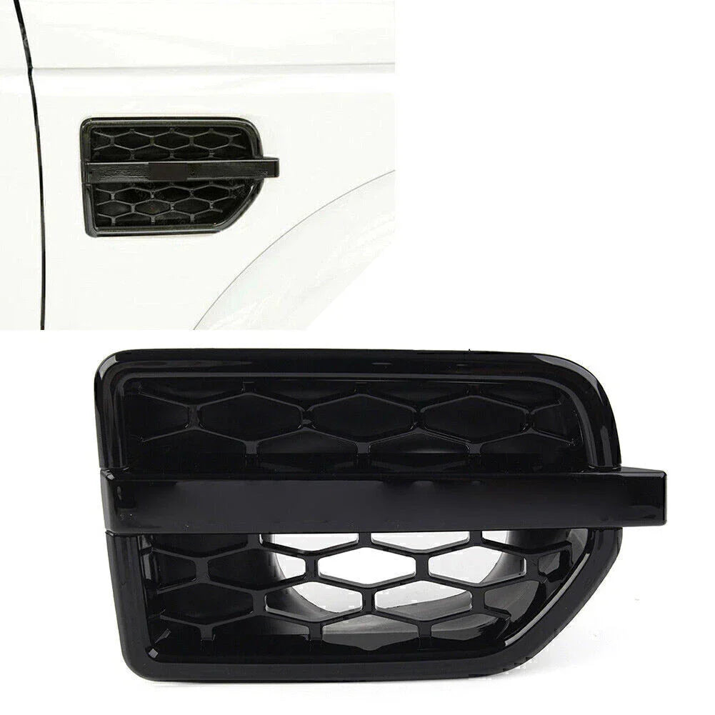 Black Right Front Grille Air Intake Vent for Land Rover LR4 (2010-2016)