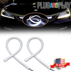 2X White LED DRL Strip Light for Honda Accord (2013–2015)