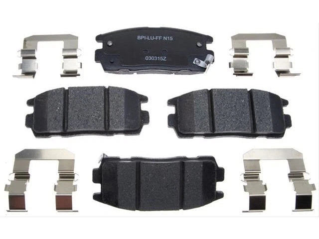 Set of 4 Rear Brake Pads for Suzuki XL7 (2007–2009) TG153QT Raybestos R-Line