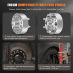 2X 2" Wheel Spacer for Nissan Frontier Pathfinder (2005-2022)