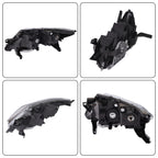 Halogen w/LED DRL Headlights for Nissan Pathfinder (2017–2020) Black Housing RH