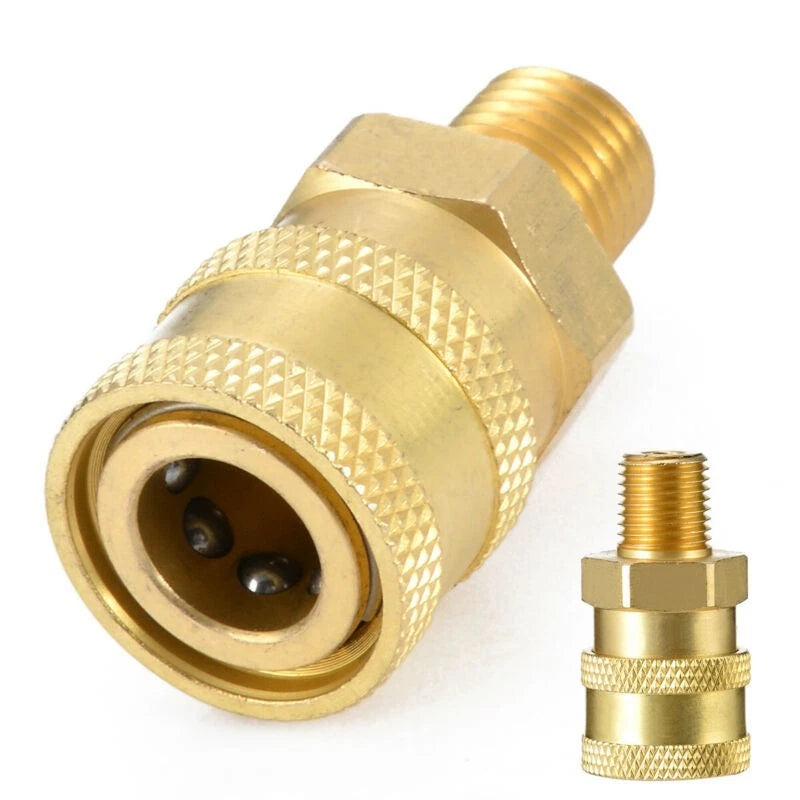 1X Pressure Washer Connect Coupler Converter 1/4 Inch Male Adapter