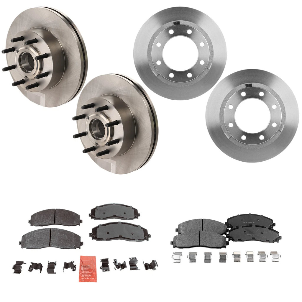 Brake Disc Rotors and Pads Kit for F250 F350 Super Duty