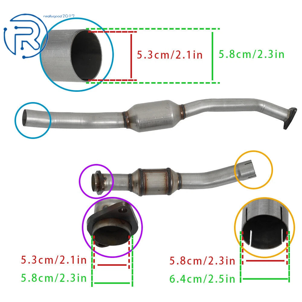 Rear Catalytic Converter for Subaru Forester, Impreza (2008-2010)