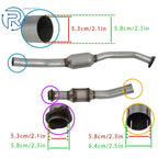 Rear Catalytic Converter for Subaru Forester, Impreza (2008-2010)