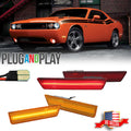 Set of 4 LED Side Marker Light Lamps for Dodge Challenger (2008–2014)