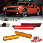 Set of 4 LED Side Marker Light Lamps for Dodge Challenger (2008–2014)