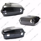 Unpainted Tour Pak Trunk w/ Lock & Lid Organizer for Harley Touring (1997–2008)