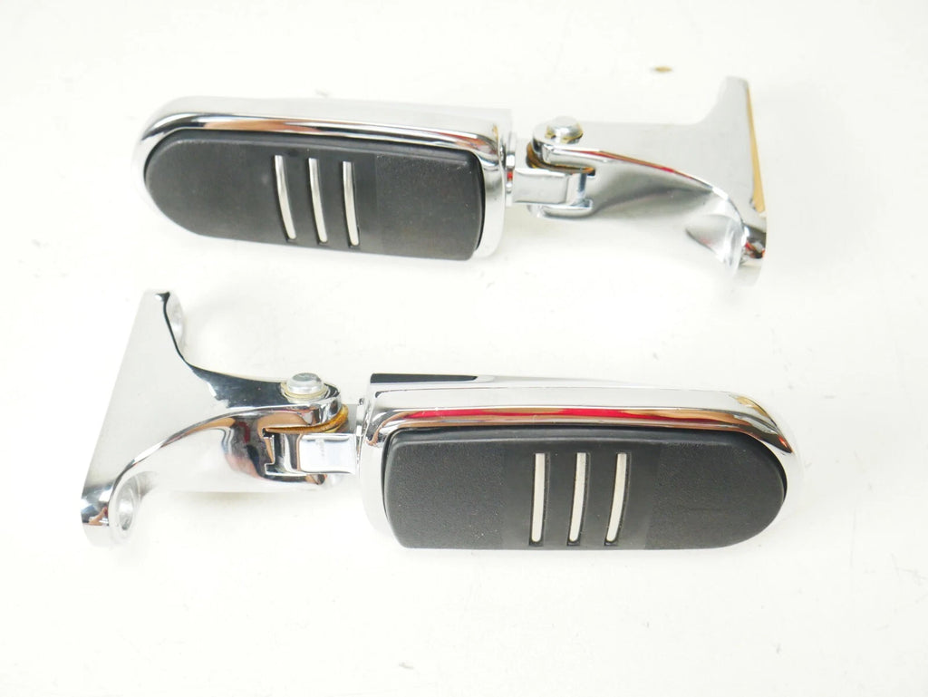 Genuine Chrome Streamliner Passenger Foot Pegs & Mounts for Harley (1988–2022)