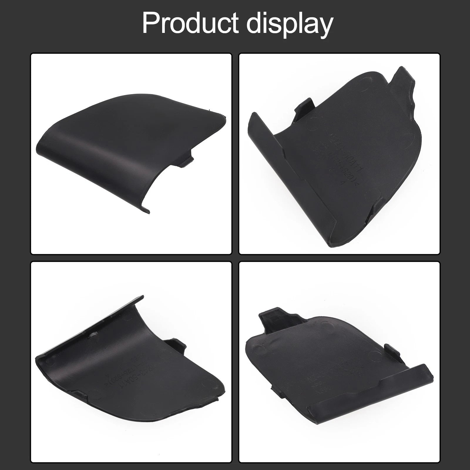 Hook Eye Cover for Mazda MX-5 (N243-50-A11-BB) Unpainted/Black