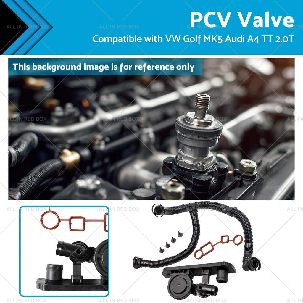 Crankcase Breather Hose & PCV Valve Kit for VW Golf MK5 Audi A4 TT (2004–2008)