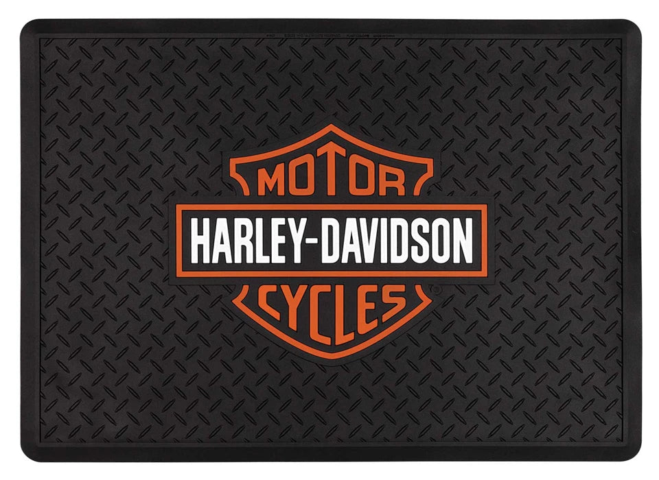 Heavy-Duty Cargo Floor Mat for Harley-Davidson (25x35 in, Black, 1807P)