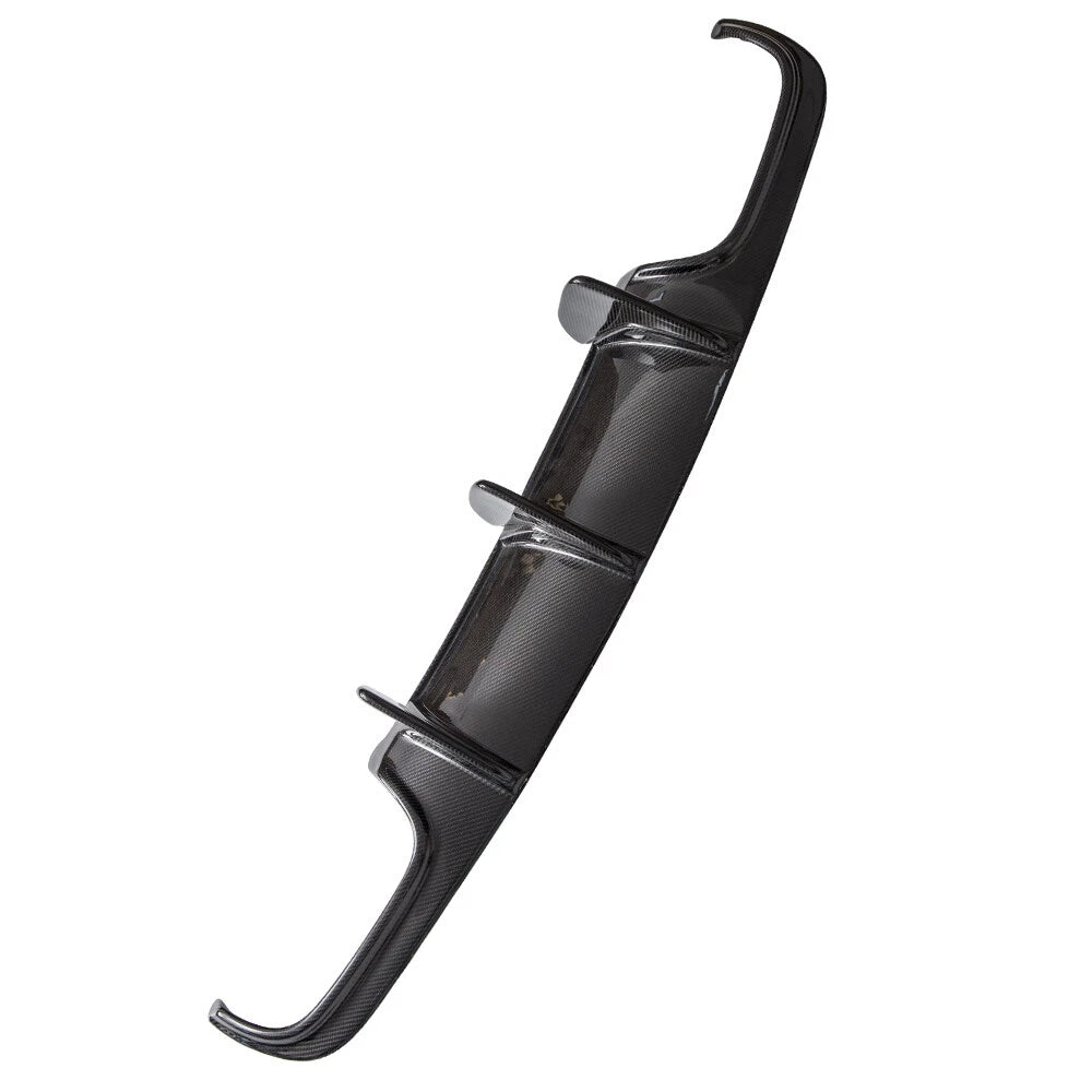 Carbon Fiber Shark Fin Bumper Diffuser for Mercedes Benz W204 C63 AMG (2008–2011)